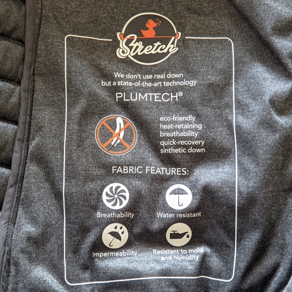 Save The Duck Women's Black Long Line Puffer Vest Size 5 - Picture 6 of 8